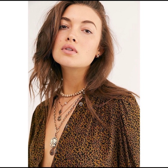 Free People Celia Printed Blouse - Picture 3 of 5